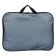 Folder with handles Textile A4, 350 x 270 x 20 mm, calligrata "office", nylon 600D, two -tone Kant, gray