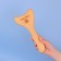 Guasha massage, large, 25.5 × 12 cm, wooden