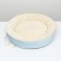 Lying "Snowball", 56 x 46 x 13 cm, blue