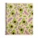 A notebook of 60 sheets in a cage on the rowing "Avocado", cover shaking cardboard, VD-LK, block No. 2 (gray sheets), mix