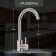 Kitchen mixer Zein Z3827, single -leaf, pour height 26 cm, satin