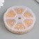 Rings clamping metal in the box "Gold" 880 pcs 8x8x2 cm