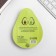 Avocado headphone cover, 5.4 x 5.2 cm