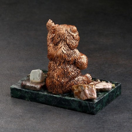 Souvenir "Friendly Bear", 7x10x9 cm, coil, gypsum-2