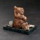 Souvenir "Friendly Bear", 7x10x9 cm, coil, gypsum