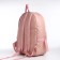 Youth backpack on a zipper, 3 pockets, pink color