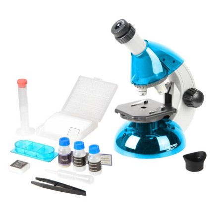 Microscope micromed atom 40x-640x, color azure-1