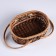 Basket "Picnic", without a lid with 2 handles, 26 × 21 × 12/24, rattan