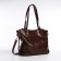 Zipper bag with zipper, brown color
