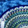Largan Rishtan ceramics "Patterns", 25 cm, blue
