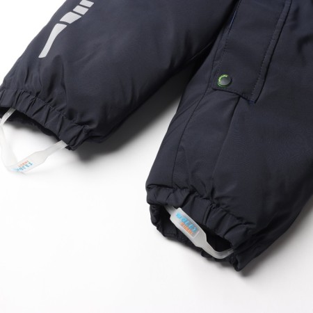 Winter overalls for boys, cornflower color, height 80 cm-3