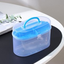 Organizer for storage with an insert, 15 × 7.5 × 10 cm, color mix