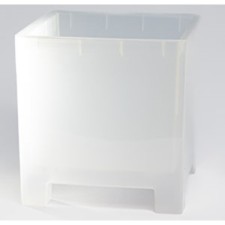 Plastic pot Live-In-Green with the Nard tab, d = 19 cm, 5.5 l, the color is transparent