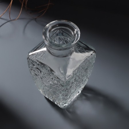 Diffusor for essential oils "Little Diamond" 250 ml transparent 6.5x6.5x12.8 cm-4