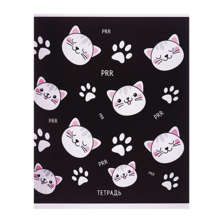 Notebook of 48 sheets in the Calligrata Meow cage, covered cartoon, OFSET block, mix-5