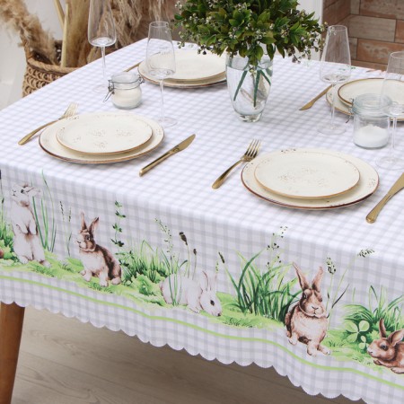 The tablecloth "Easter Joy" 145*180 cm, 100% p/e-3