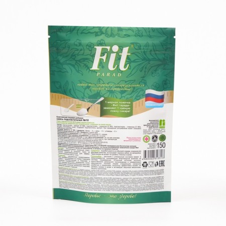 Sugar substitute Fitparade No. 10 on Eritrite and Stevia (Doy-Pak) 150g-1