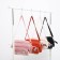 Youth bag with a zipper, pink color