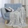 Bluming Casa Conforte Stella 100x150cm, gray, flannel 190 gr/m, PE100%
