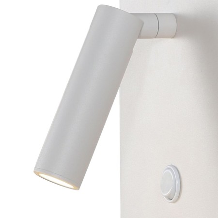 Wall lamp Mantra Zanzibar, LED, 210LM, 3000K, 170x120x200 mm, matte white color-3