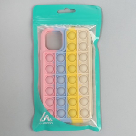 Pop it in the form of a case on the phone is silicone, multi -colored-3