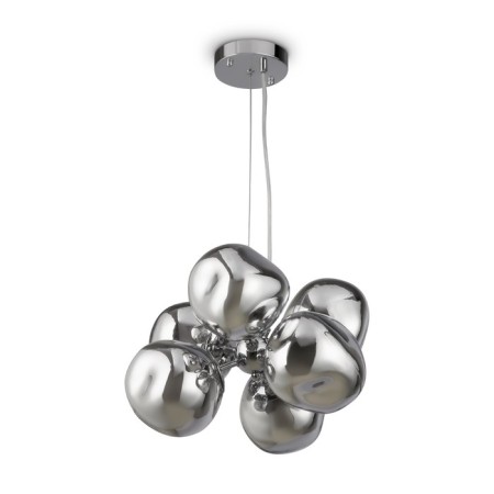 Suspended lamp Freya Fr5378PL-06SM EJECTION, 370x370x1180 mm, G9, 6x40W, color chromium-2