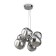 Suspended lamp Freya Fr5378PL-06SM EJECTION, 370x370x1180 mm, G9, 6x40W, color chromium