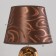 Dominica table lamp E14 40W chocolate-gold 22.5x22.5x40cm
