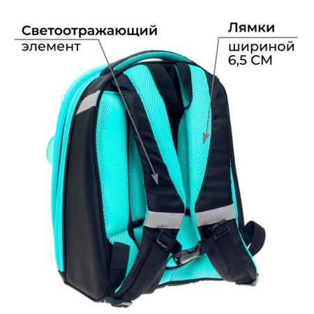 School backpack, 37 x 28 x 19 cm, Calligrata to "Robot"-4