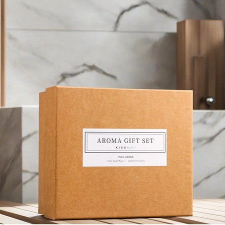 Gift set: diffuser 120 ml, aromatic candle, 120 grams, juniper. lavender-4