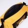 Sports bag with lightning, external pocket, yellow color