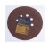 Circle of abrasive grinding under the "Velcro" tundra, perforated, 150 mm, p1500, 5 pcs.