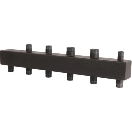 Distributive collector Rommer RDG-0016-004034, 1 "x1 1/4", 3 (4) circuit, steel-1