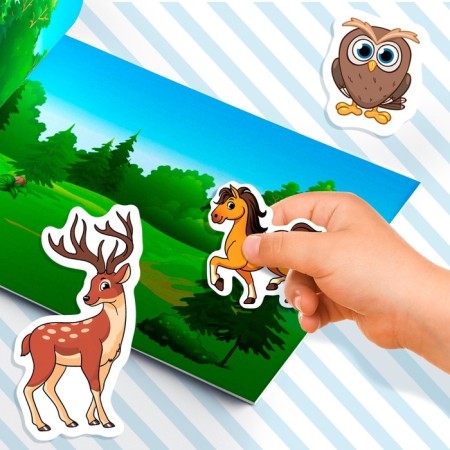 250 stickers set "Animals", 7 pcs. 8 p.-4