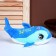 Soft toy "dolphin", 28 cm, blue color