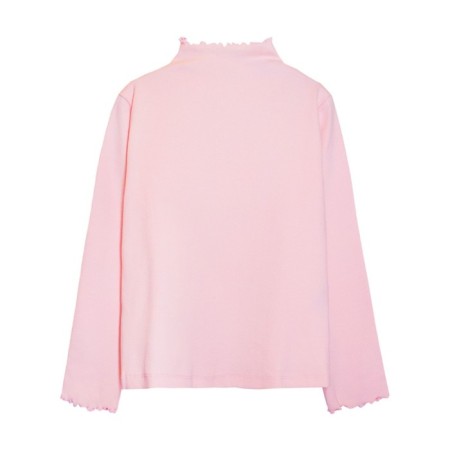 Turtleneck for girls, height 152 cm, pink color