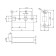 Sloped latch PL45-R25 SN, Matte Nickel color