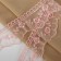 Lace on a grid, 40 mm × 11 ± 1 m, pale pink color