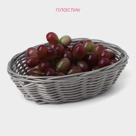 Basket for fruits and bread Daula "plow", 18 × 13 × 5 cm-1