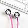 Vacuum headphones on the zipper "Feel the rhythm", 10 x 15 cm
