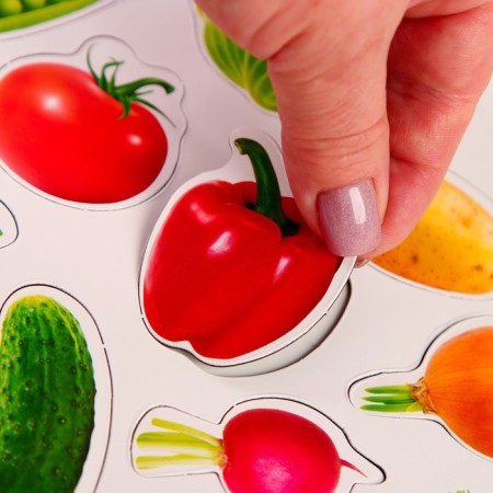 Magnetic game "Vegetables"-6