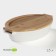 Bellatenero heat -resistant baking uniform, 1.5 l, 32.7 × 21 × 6.3 cm, white color
