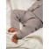 Pants knitted children's amababy pure love comfy, height 92, brown color