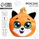 Baby backpack for the girl "Fox Alice", 18x18 cm