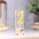 Candle in a cake on a skewer, number 2, gold, 4.5x2.5 cm