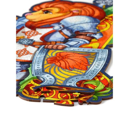Wooden puzzle "Leo-Ryzar", size l-25 × 35 cm, 110 parts-3