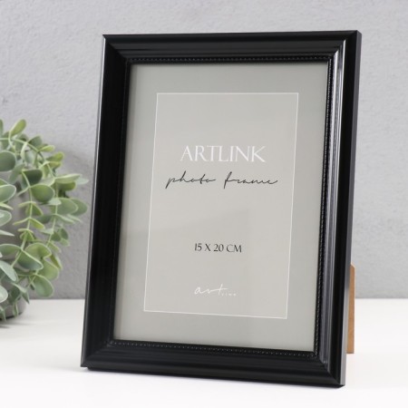 Photo frame Plastic "Gala" 15x20 cm, black (plastic screen)-1