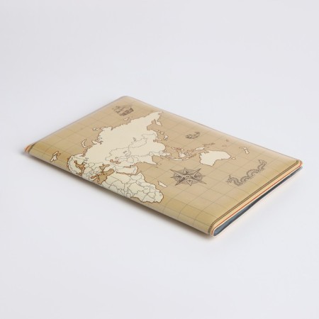 Cover for passport, beige color-4