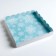 Box for confectionery with PVC lid "Let it Snow", 21 x 21 x 3 cm, new year
