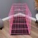 A cell with a dog for dogs, 130 x 60 x 70 cm, pink